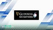 Guinness Six Nations 2023 logo with white and blue background