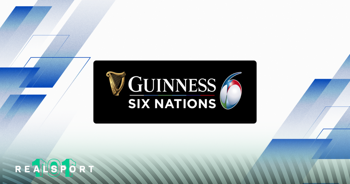 Guinness Six Nations 2023 logo with white and blue background