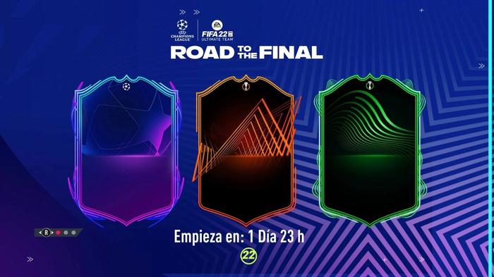 FIFA 22 Road to the Final RTTF loading screen