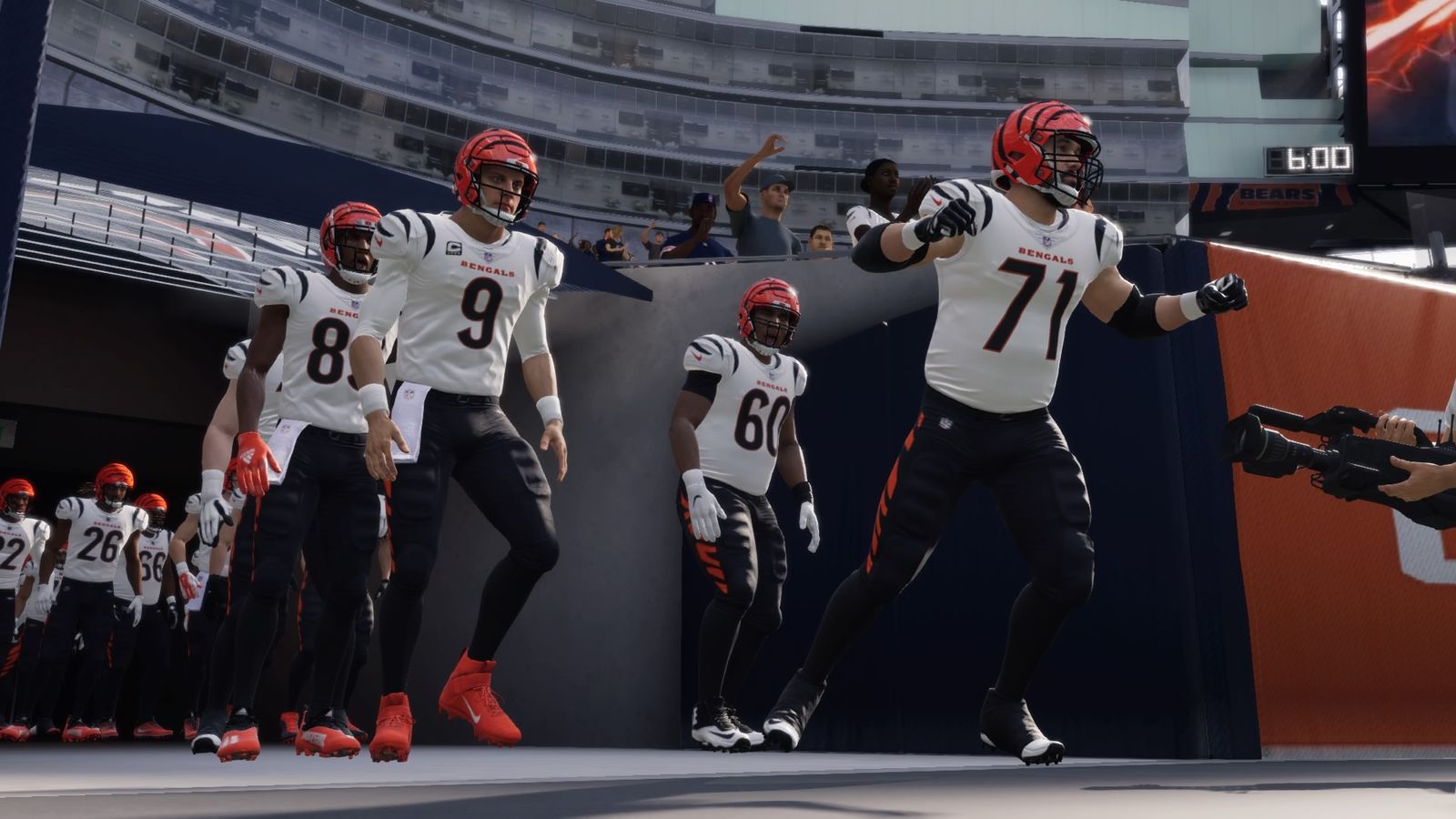 Bengals take the field in Madden 22