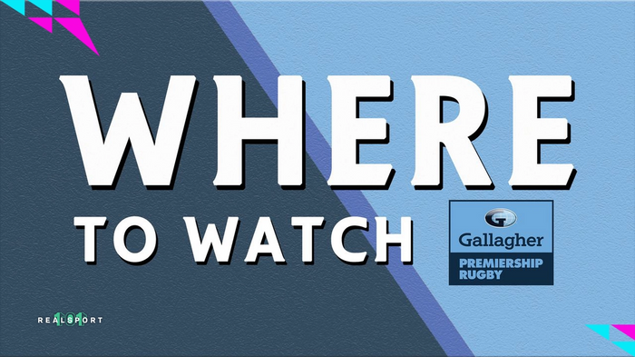 Gallagher Premiership Rugby logo with Where to Watch text