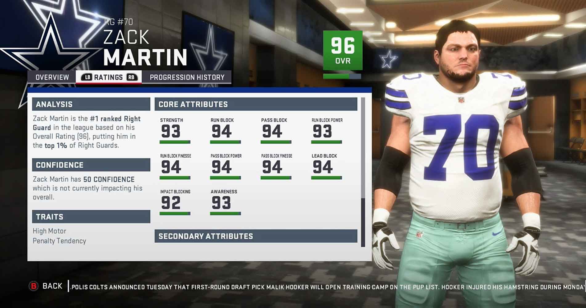 Madden 19: Dallas Cowboys Player Ratings, Roster, Depth Chart, & Playbooks