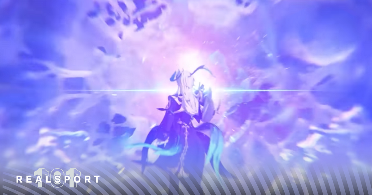 A screenshot of Neuvillette from the Genshin Impact 4.1 trailer.