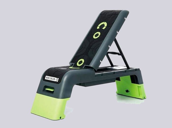 Best weight bench, exercise deck green and black product image