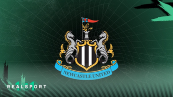 Newcastle United badge with green background
