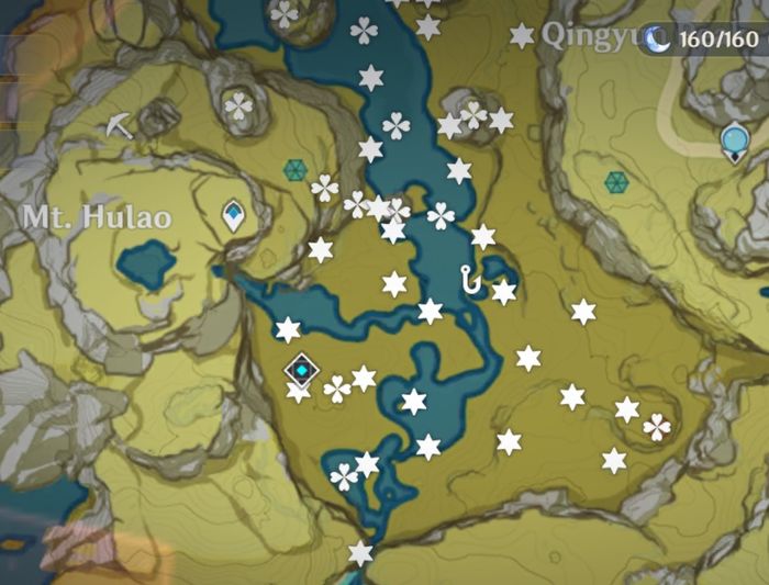 Mooncharms and Mystmoon locations in Genshin Impact. 