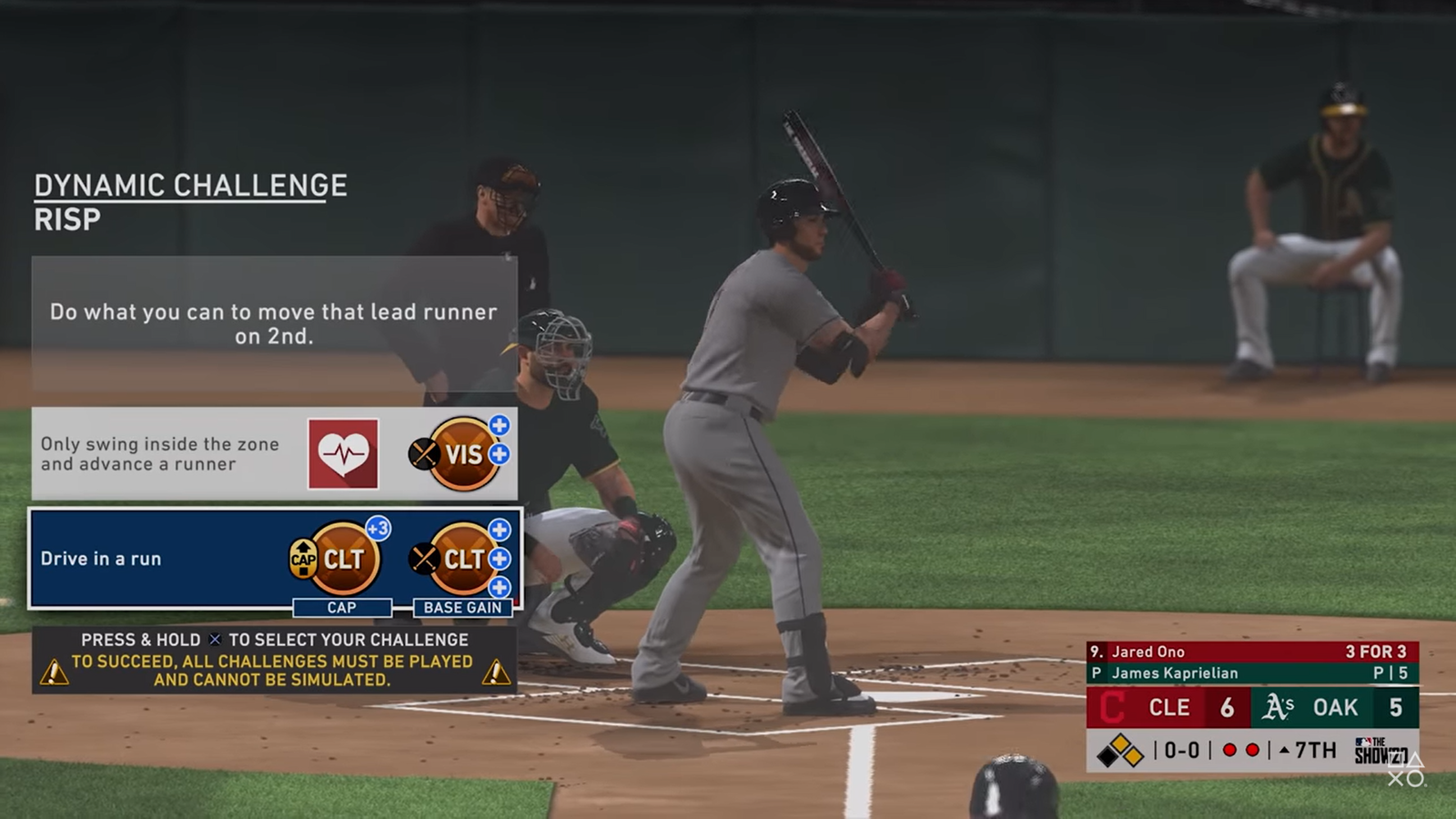 MLB 20 Road To The Show RTTS dynamic challenges
