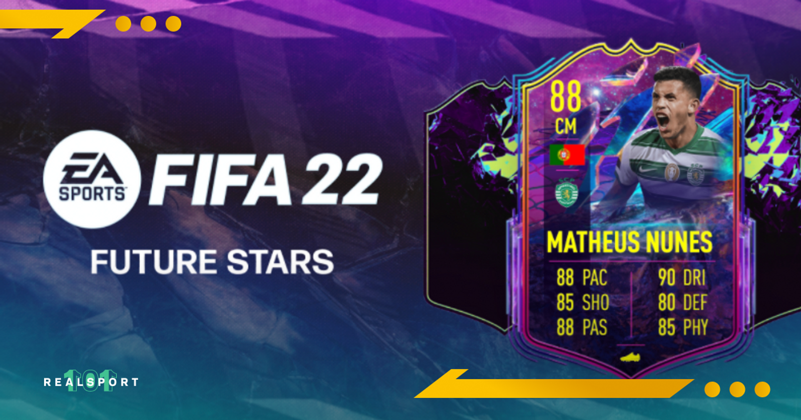 Matheus Nunes Future Stars Card Objectives - FIFA 22 