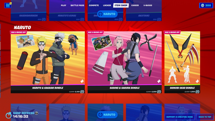 Fortnite Naruto Crossover Outfits