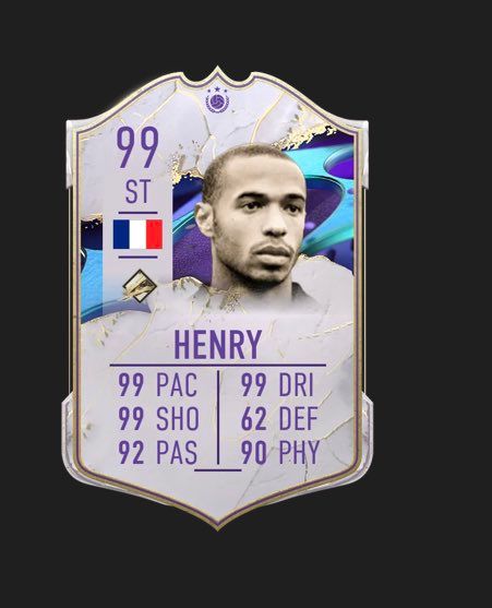 FIFA 23: Thierry Henry Cover Star Icon SBC