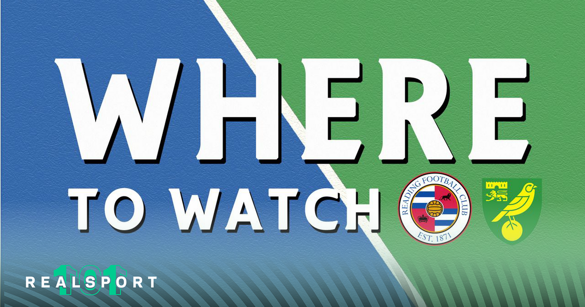 Reading and Norwich badges with Where to Watch text