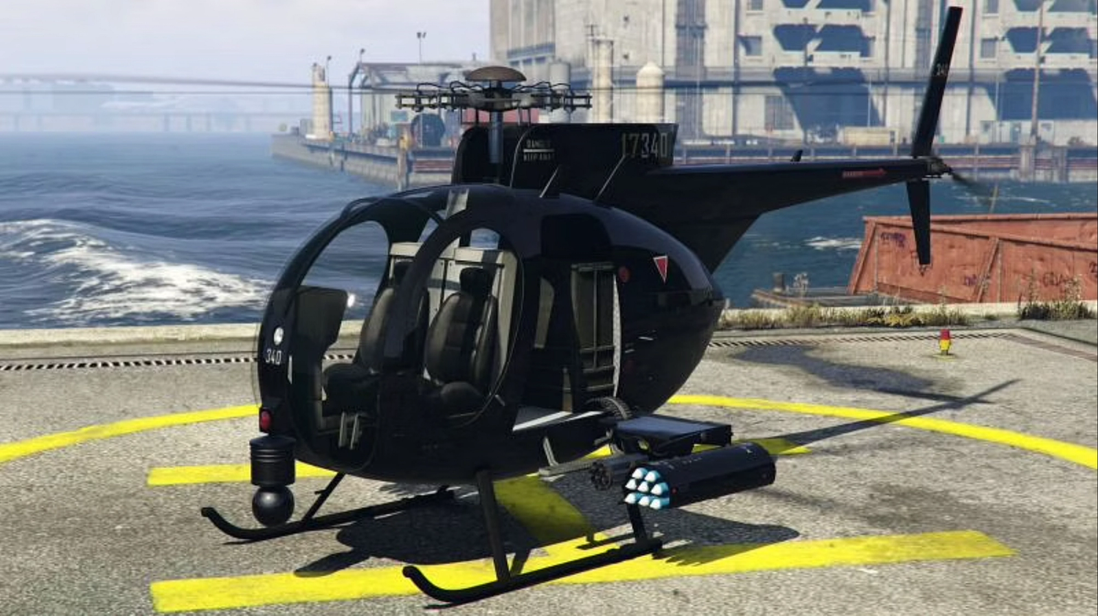 An image of a helicopter in GTA 5