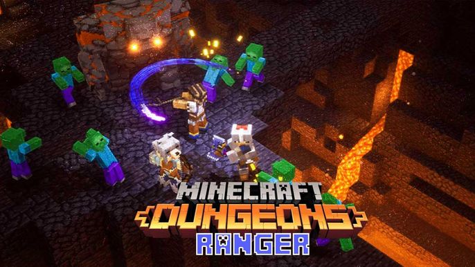 Minecraft Dungeons How To Build A Ranger Class Weapons Armors More - how much exp dungeons give roblox dungeo nquest