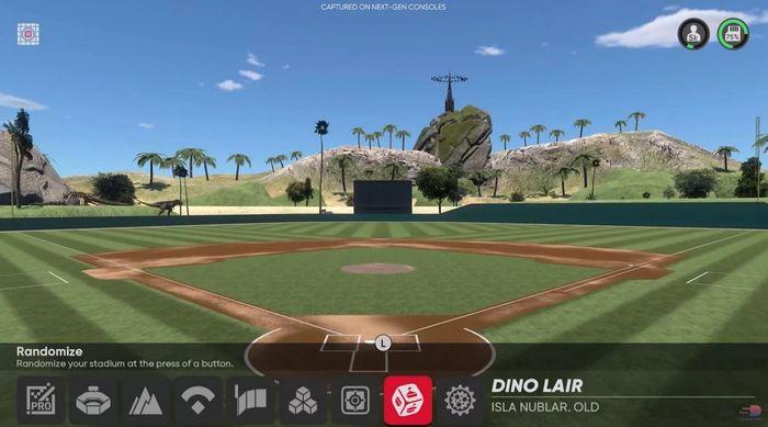 MLB The Show 21 Stadium Creator Props Dinosaurs