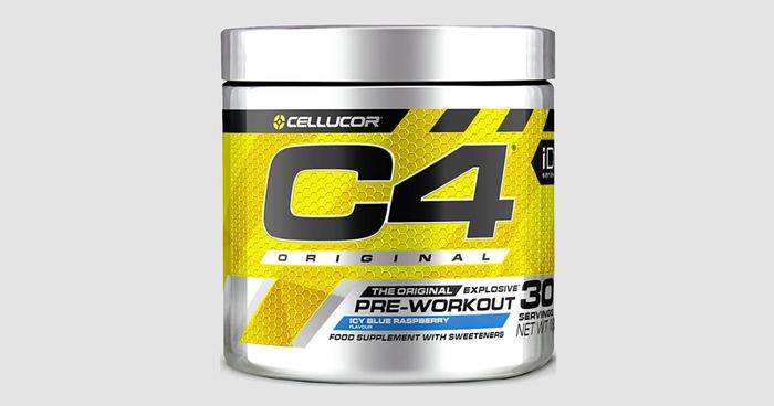 Cellucor product image of a white container with yellow labelling.