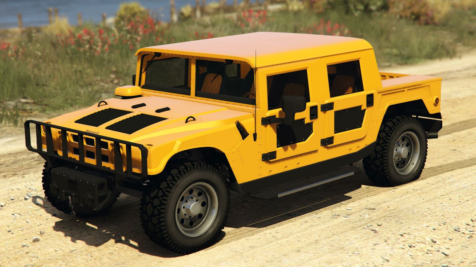 gta online yellow mil spec hummer vehicle