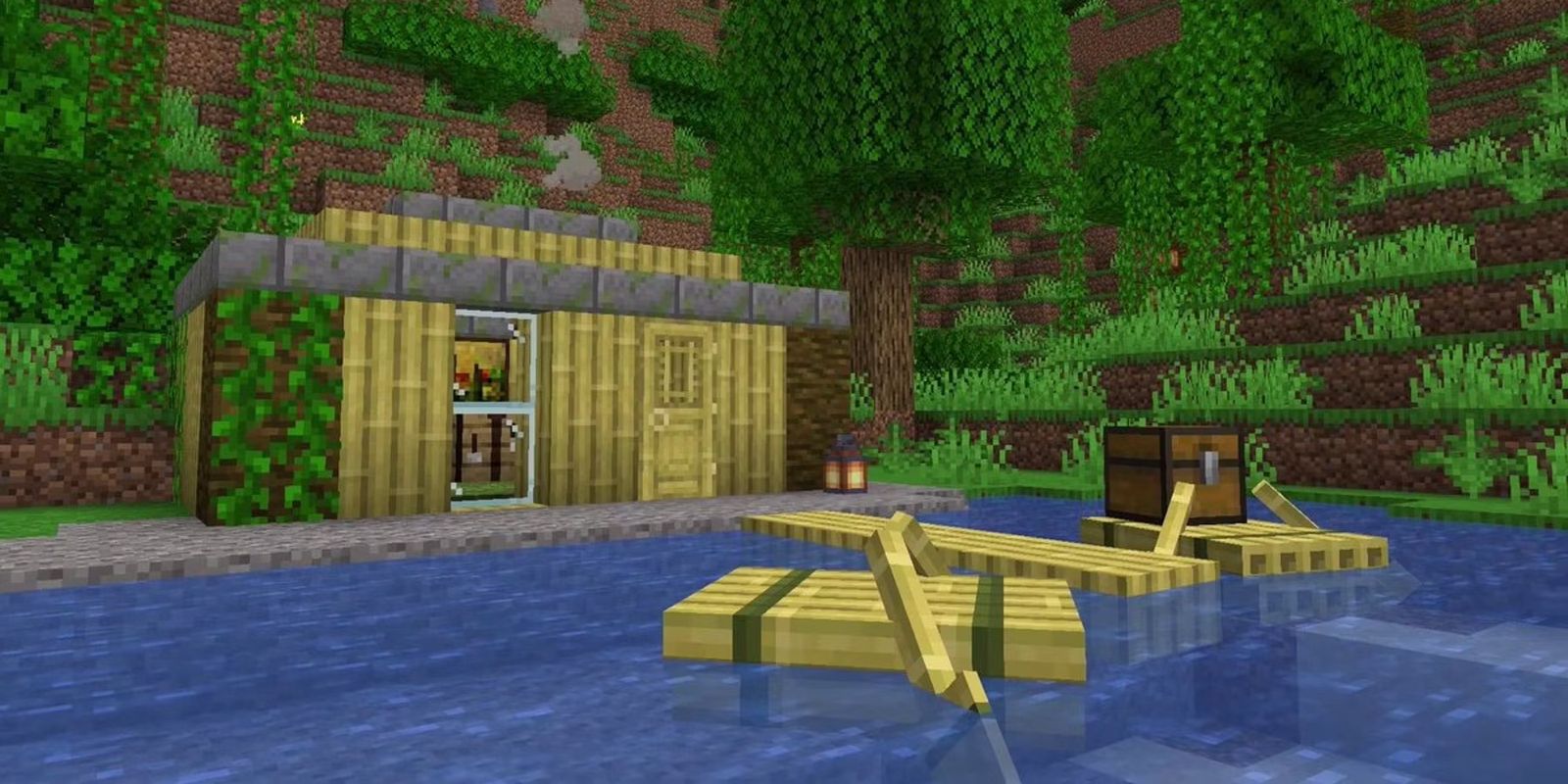 Minecraft Bamboo Raft