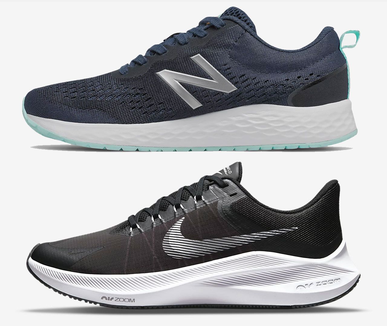 new balance nike shoes