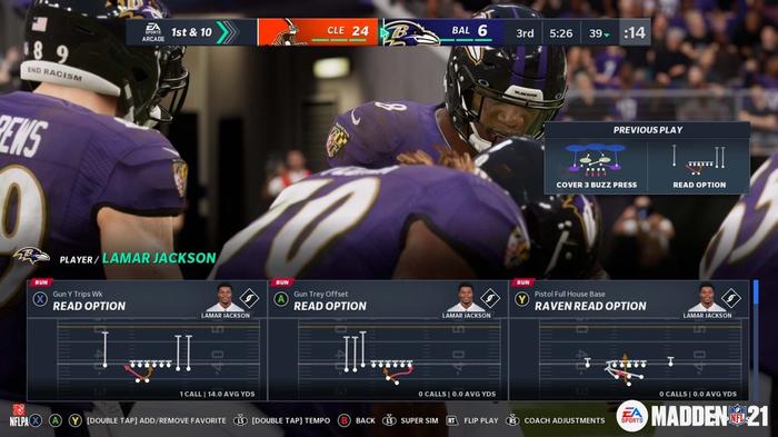 GAME CHANGER: You can play calls based on player now - so build a scheme too