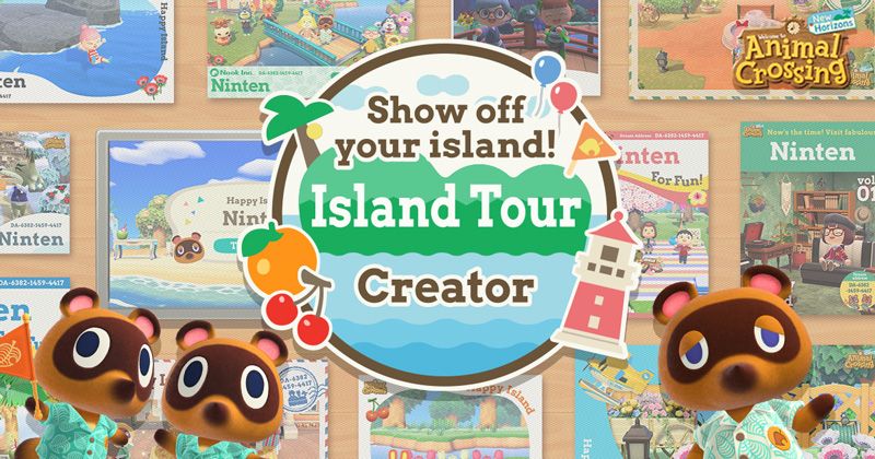 Animal Crossing Island Tour Creator Key Art