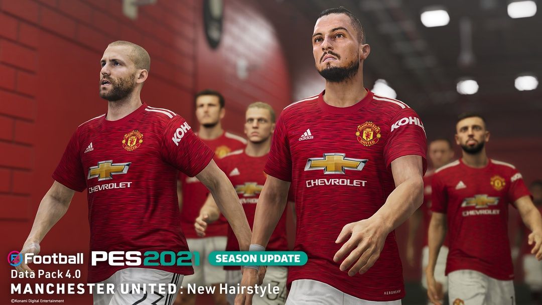FACE OFF - Man Utd left backs Luke Shaw and Alex Telles have been given the face update treatment