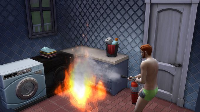 Sims 4 Fire