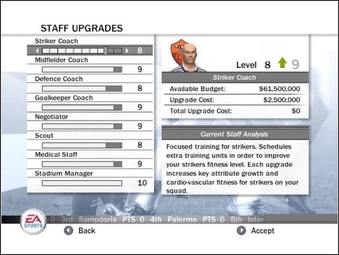 fifa 08 career mode upgrades