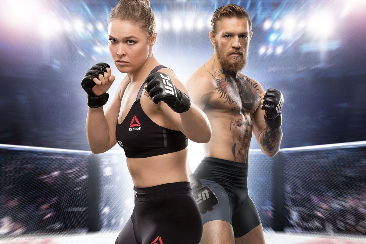UFC 2 Ronda Rousey Conor McGregor cover