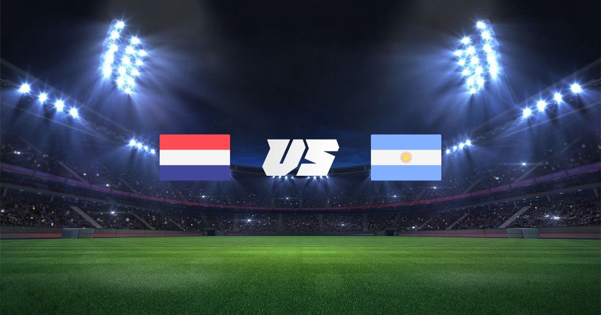 netherlands vs argentina flags