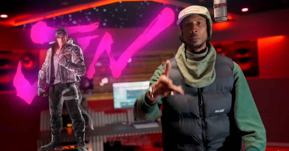 A screenshot from the "D Double E x Fumez The Engineer - Tekken 8 (The Anthem)" YouTube video.