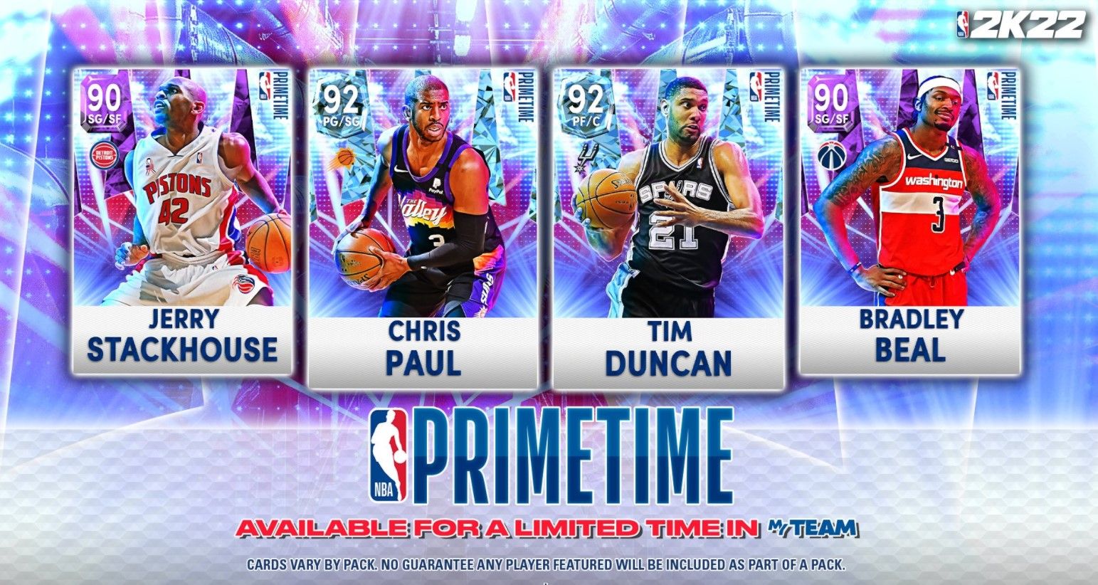 The Primetime set in NBA 2K22 