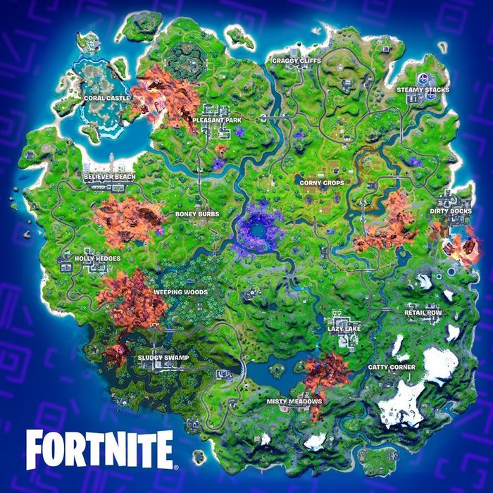 Fortnite Season 8 Map