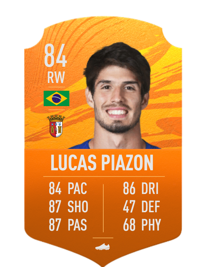 The Man of the Match Lucas Piazon item.