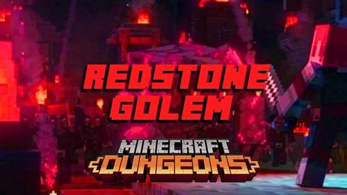 Minecraft Dungeons Redstone Golem How To Beat It Boss Battle Redstone Mines Tactics Weapons More