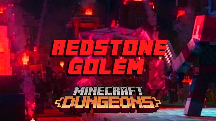 Minecraft Dungeons Redstone Golem How To Beat It Boss Battle Redstone Mines Tactics Weapons More