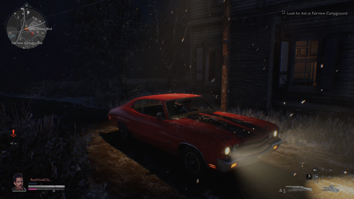 Ash vs Evil Dead's Pablo driving in his car during the Evil Dead: The Game Mission "It's Not Gonna Let Us Go" where you unlock Pablo