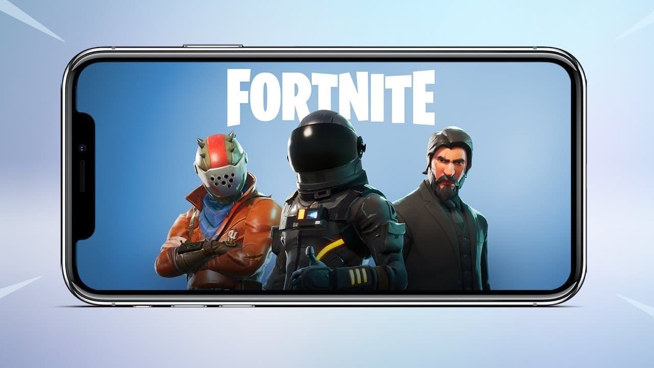 A screenshot showing how to play Fortnite on an IOS device 