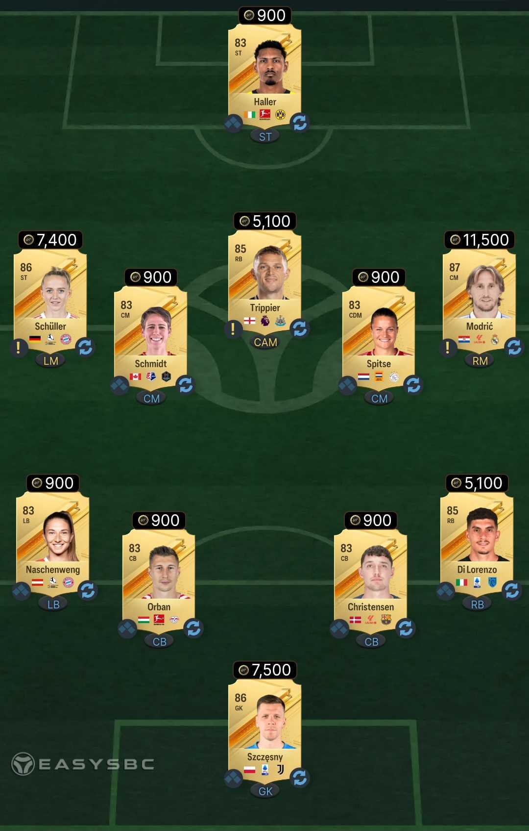 FC 24 Winter Wildcards Immobile SBC Costs Solutions