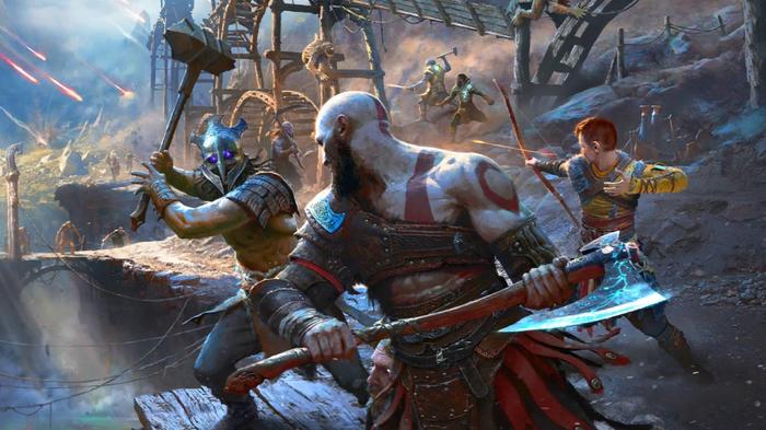 God of War Ragnarok Kratos Atreus battle