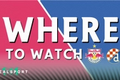 Salzburg and Dinamo Zagreb badges with where to watch text