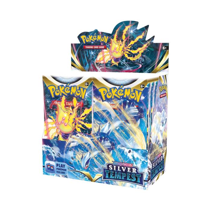 A look at the Pokemon TCG Silver Tempest Booster Boxes