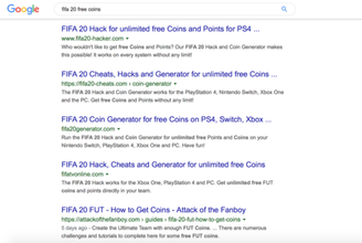 RealFeatures: using a FIFA 20 Ultimate Team coin generator could cost you dearly