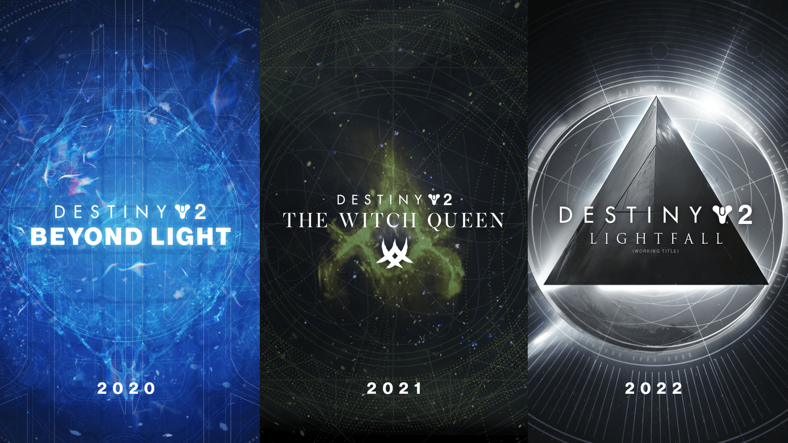 Destiny 2 The Witch Queen Beyond Light Lightfall Timeline