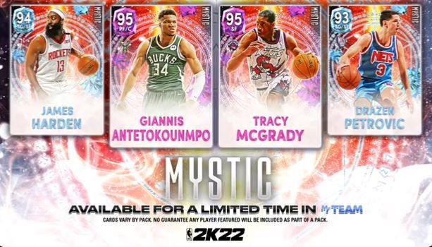 NBA 2K22 MyTEAM Small Forwards Mystic Packs