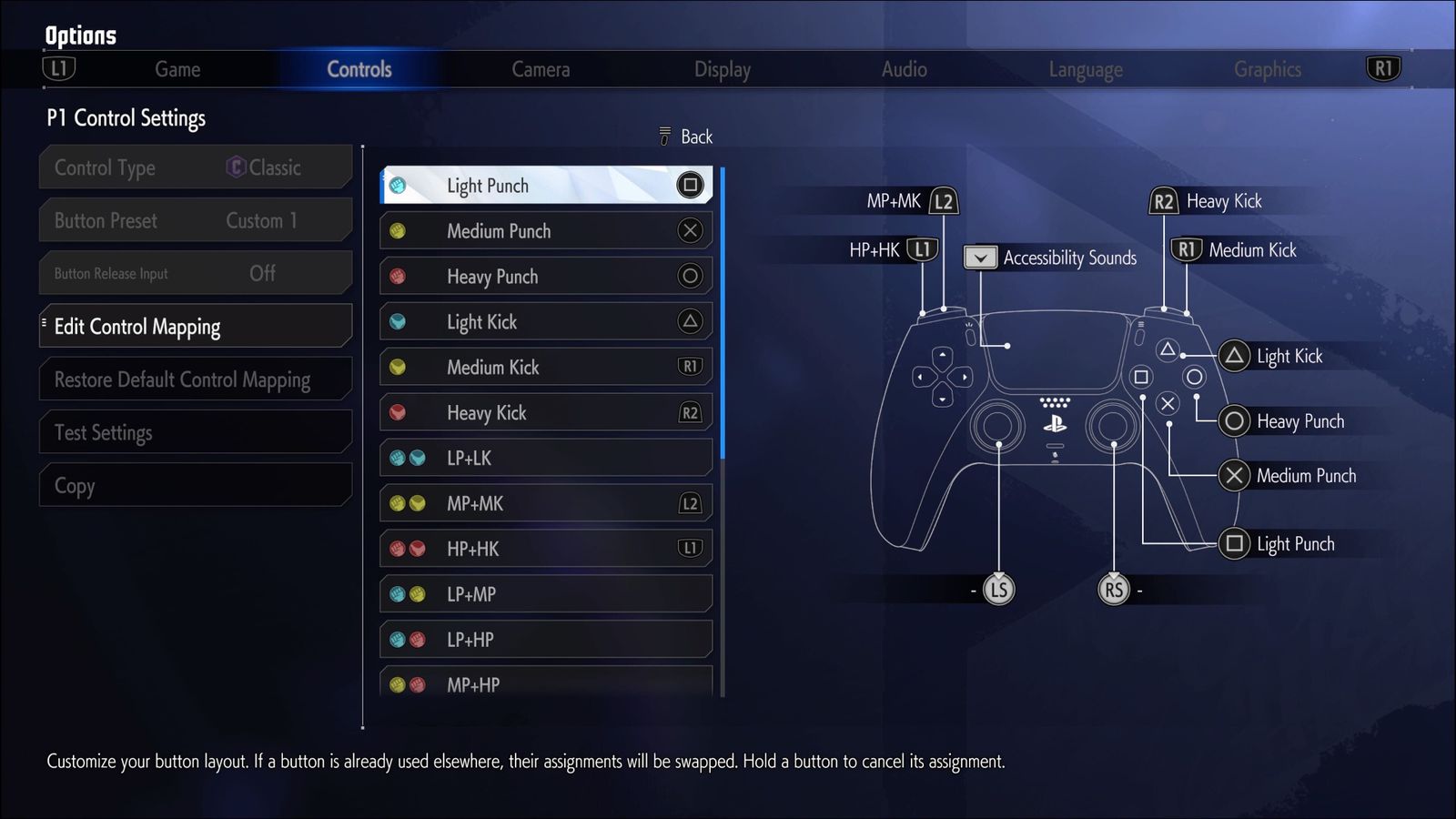 The recommended controller layout for the Classic controls in Street Fighter 6
