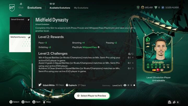 FC 24 Midfield Dynasty Evolutions Guide