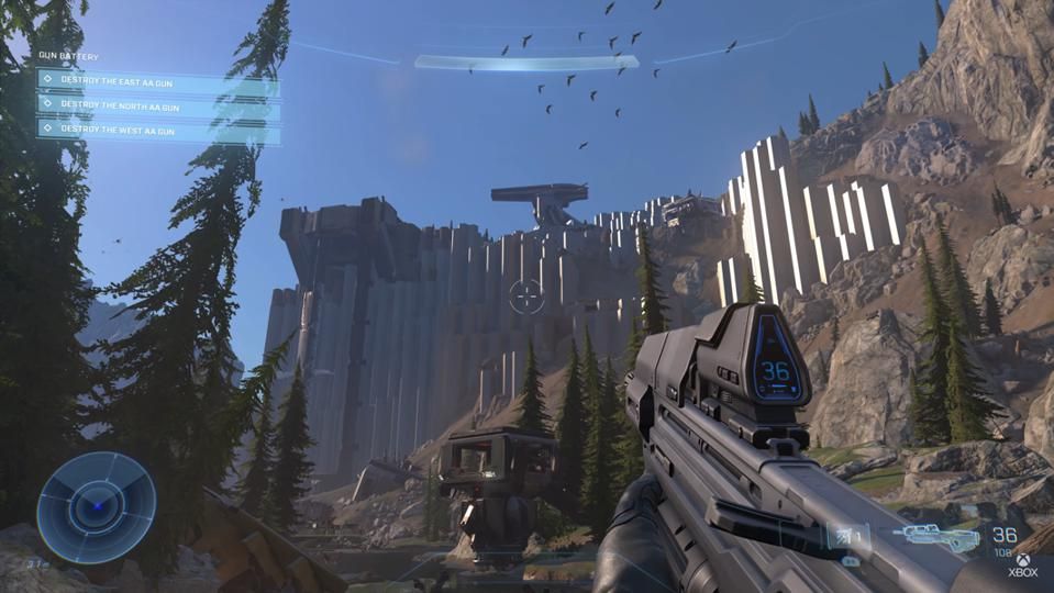 A first look at vanilla Halo Infinite multiplayer.