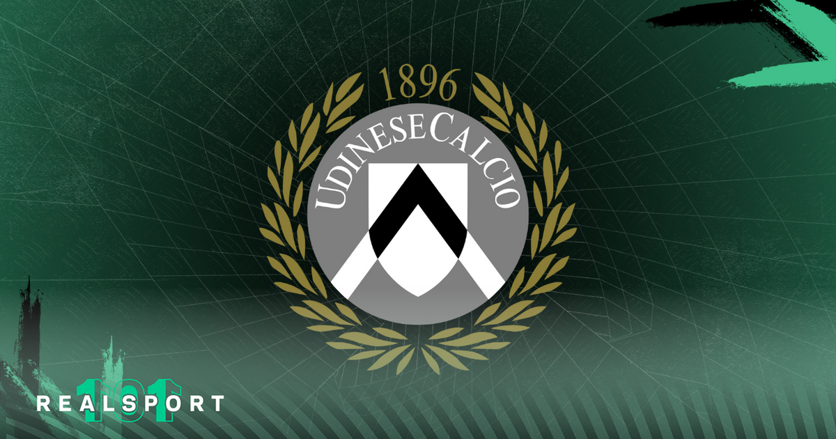 Udinese badge with green background 