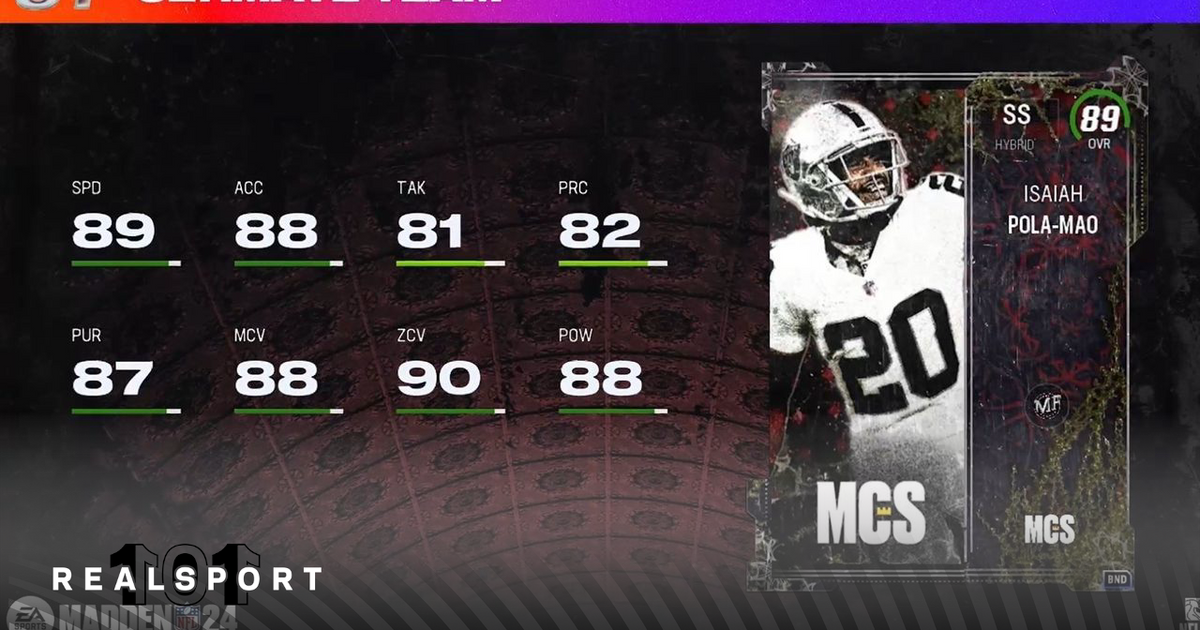 Isaiah Palo-Mao is the latest MUT giveaway player item