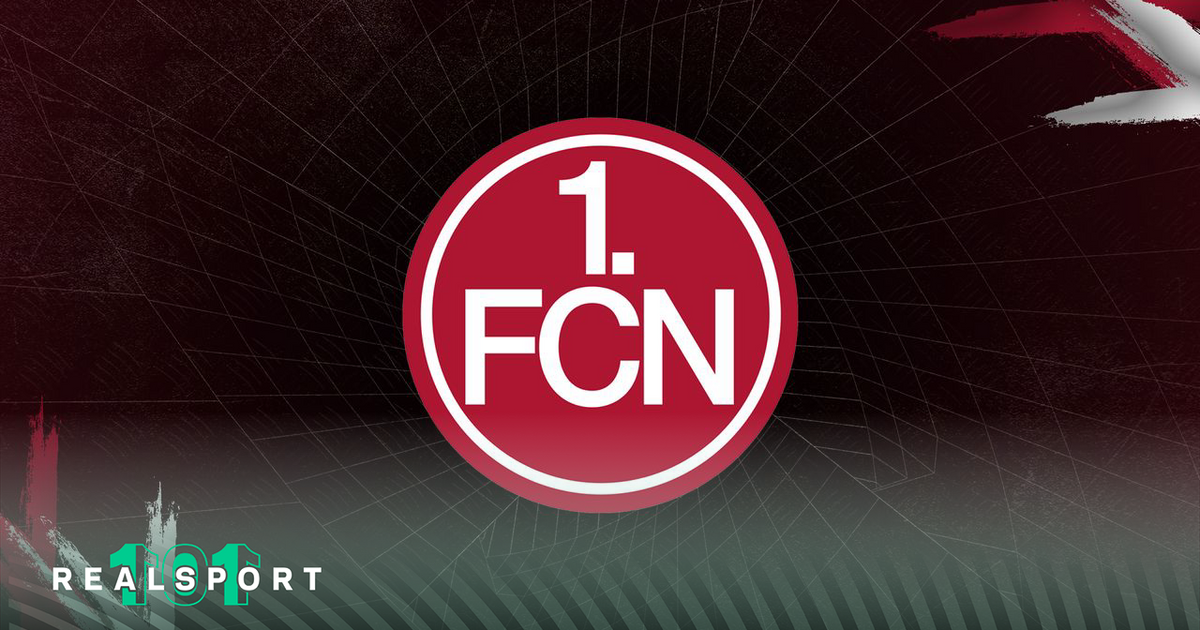 FC Nürnberg badge with black and red background